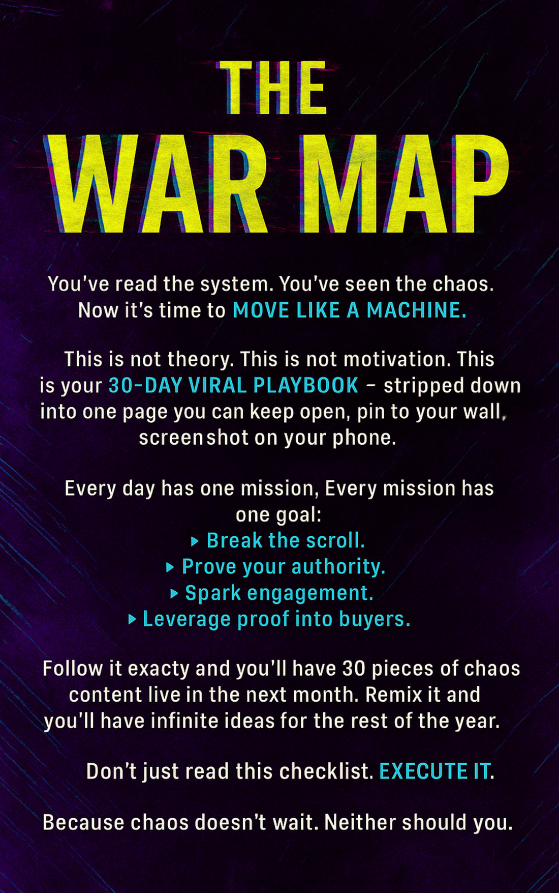 The Chaos Money Machine: The Viral 30-Day System to Turn Chaos into Cash
