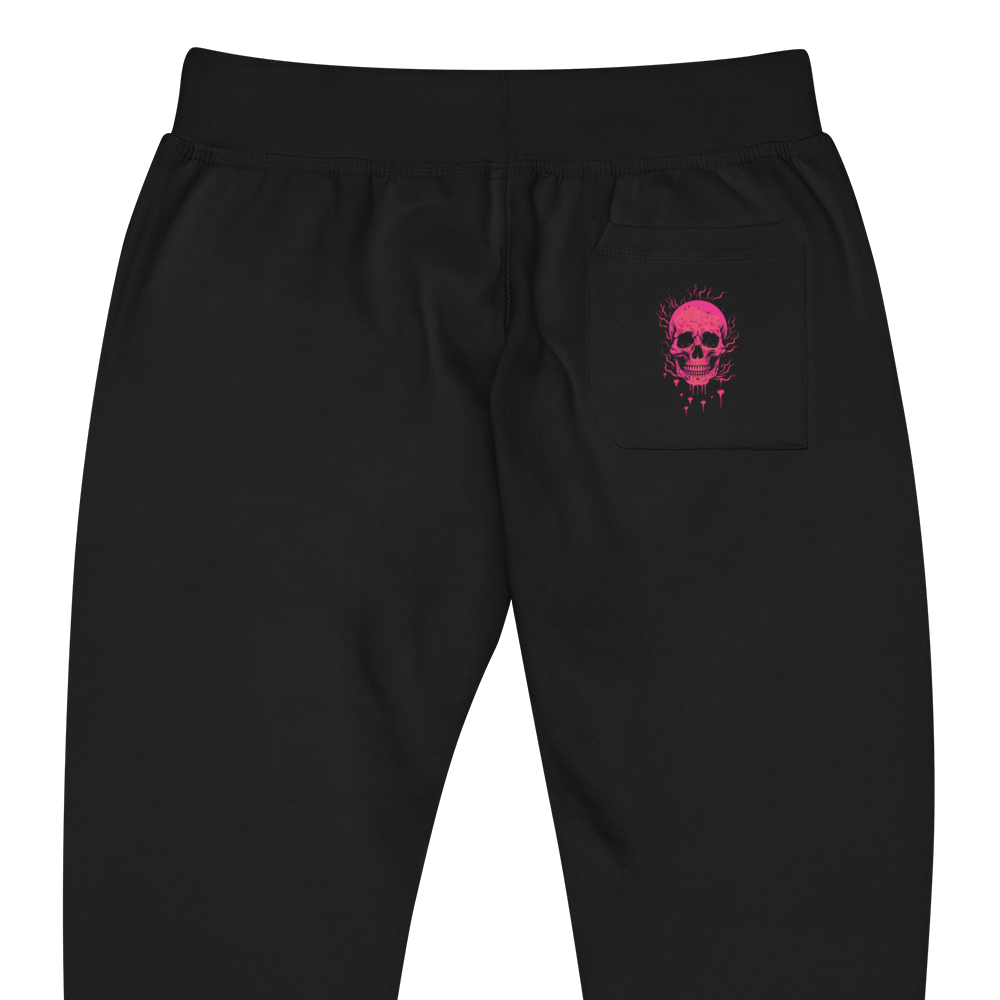 Chaos Crew Pink Skull Unisex fleece sweatpants