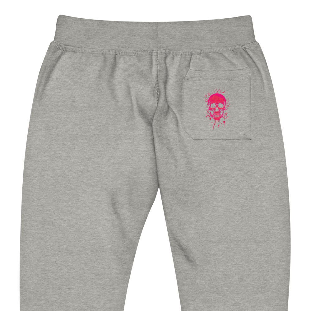 Chaos Crew Pink Skull Unisex fleece sweatpants