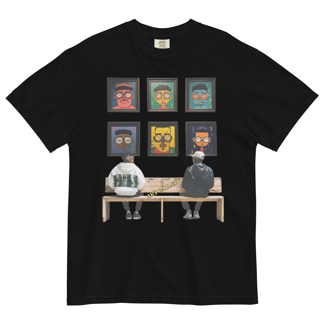 ART GALLERY (Unisex garment-dyed heavyweight t-shirt)