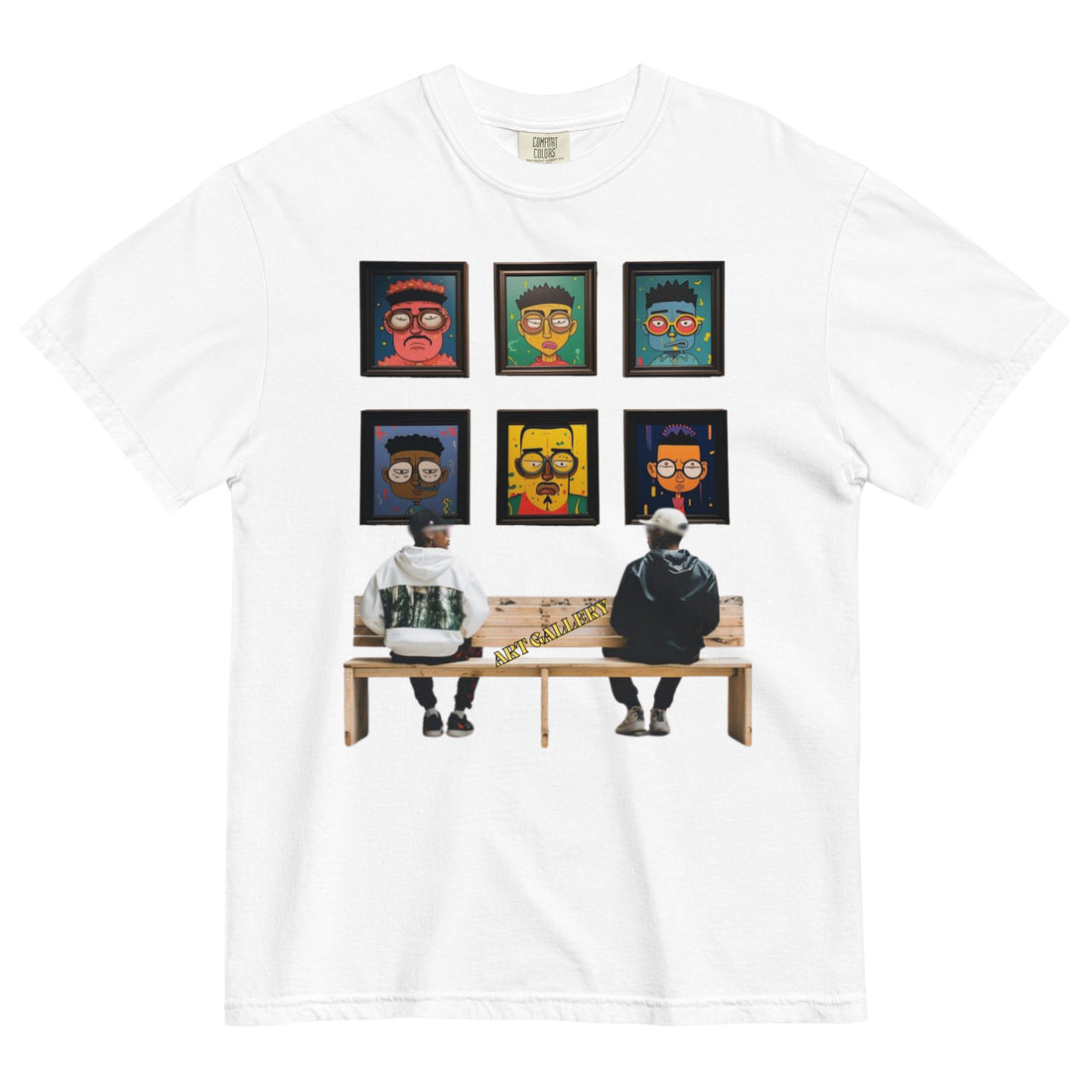 ART GALLERY (Unisex garment-dyed heavyweight t-shirt)