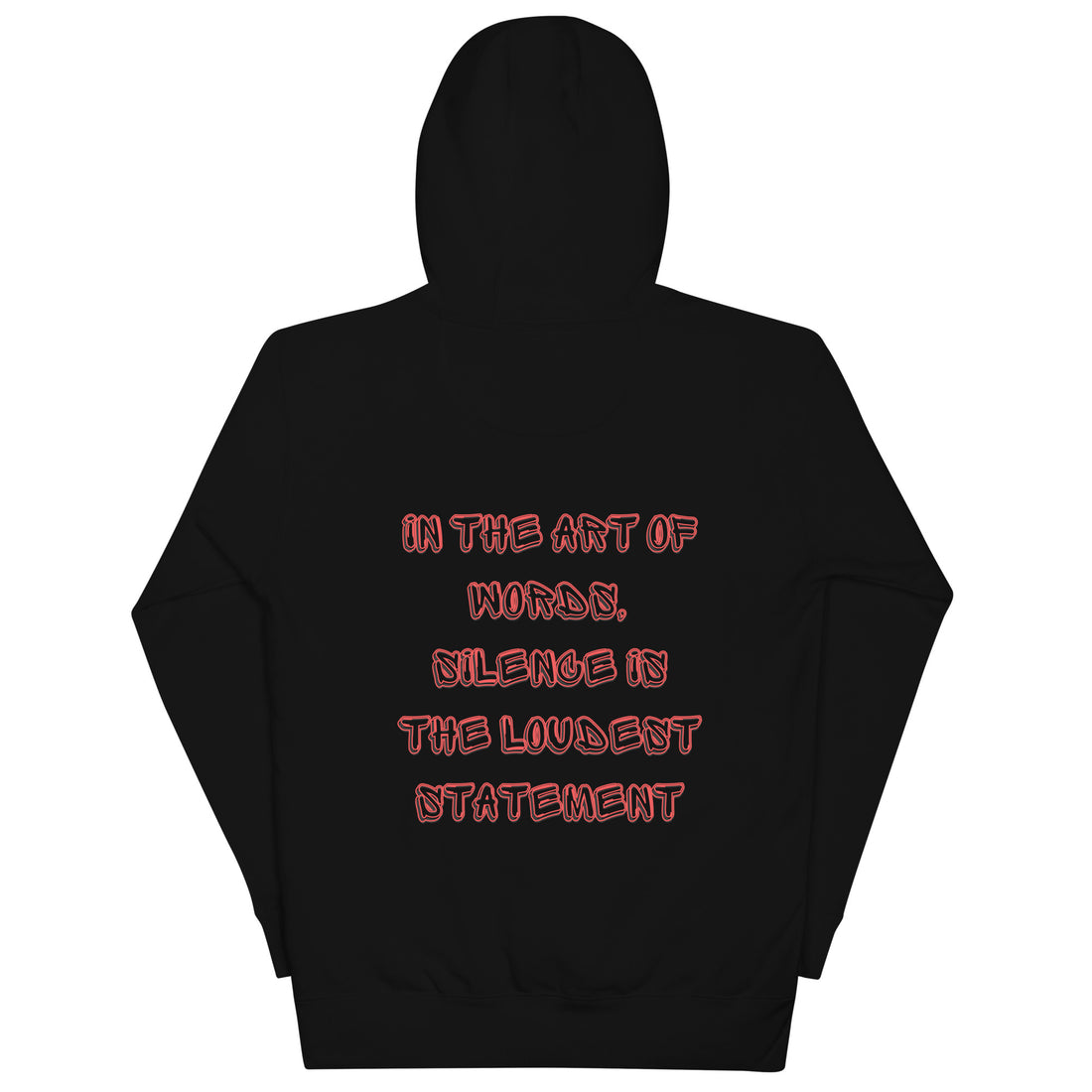 The art of silence -   The Art Of Words Unisex Hoodie