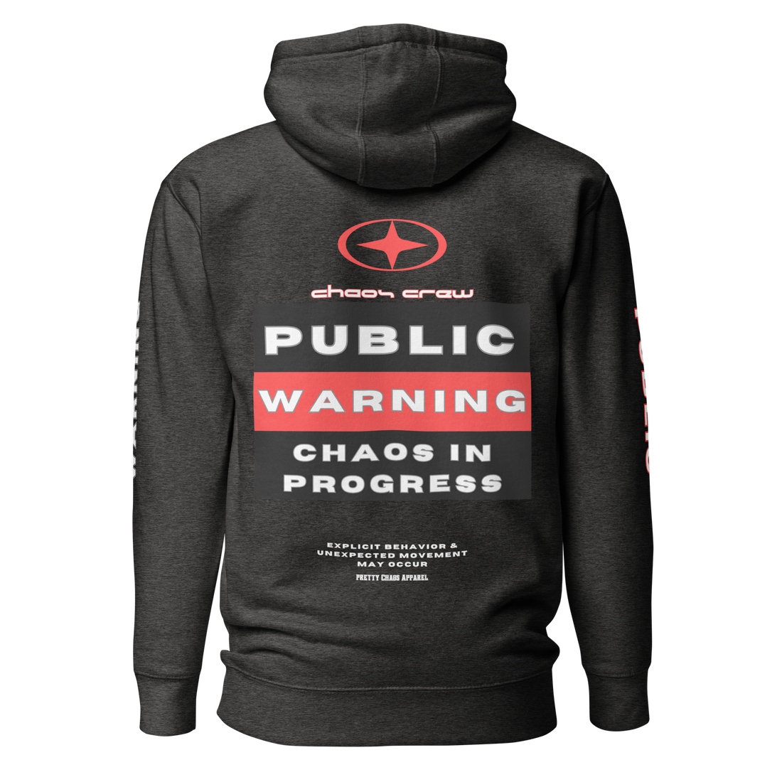 Public Warning Unisex Hoodie