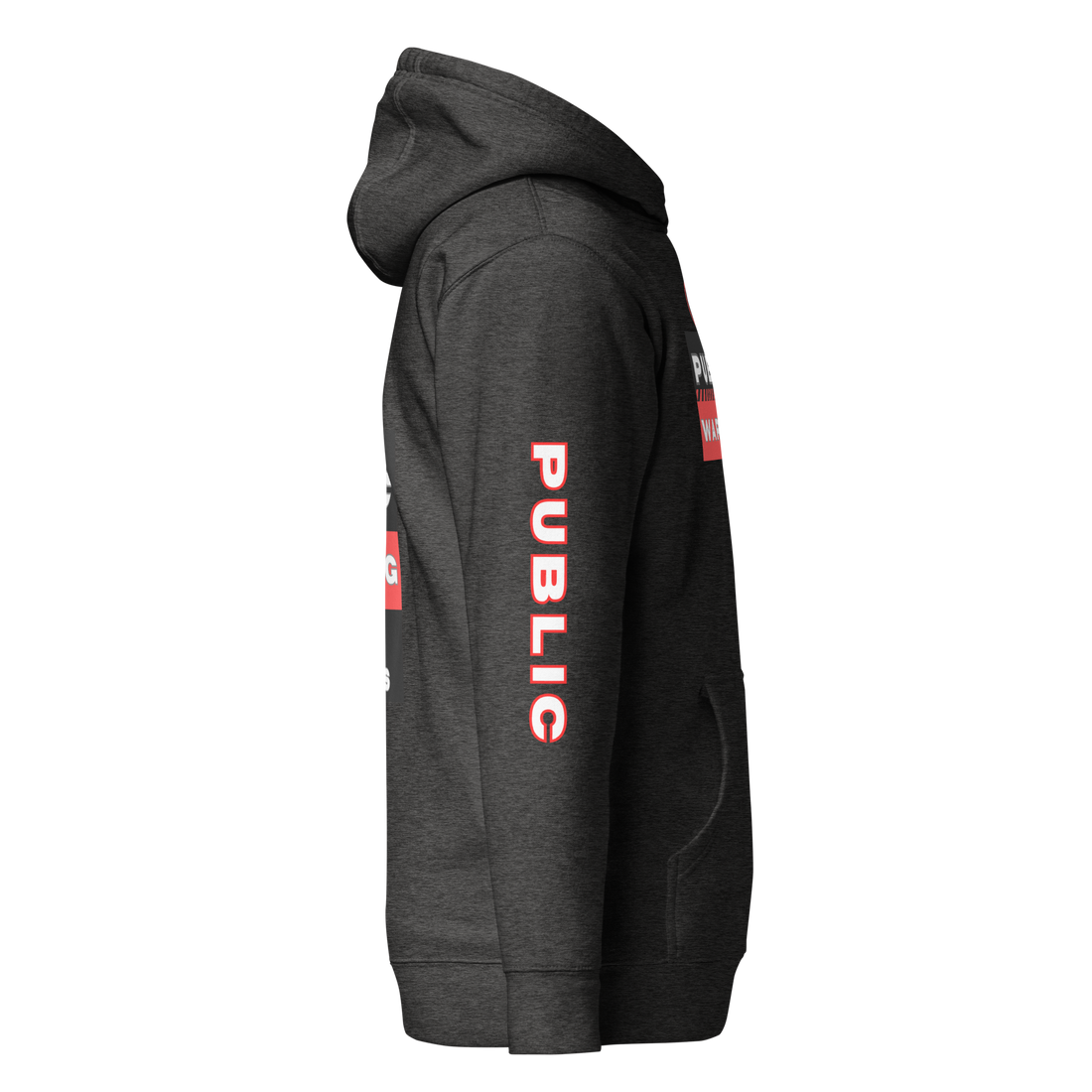 Public Warning Unisex Hoodie