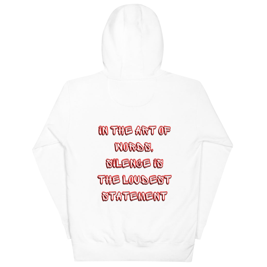 The art of silence -   The Art Of Words Unisex Hoodie