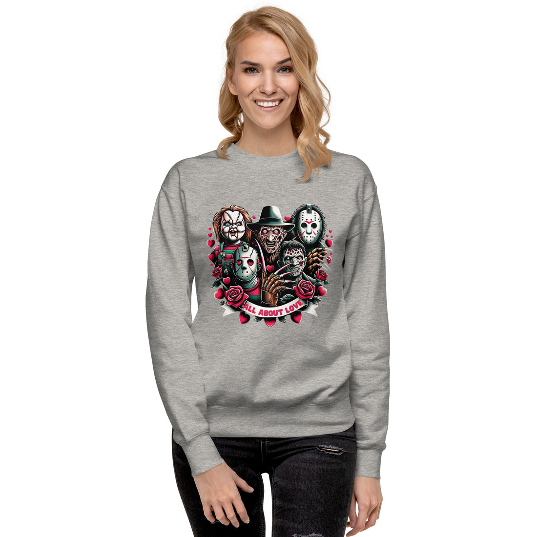 Halloween Squad - Valentines Unisex Premium Sweatshirt