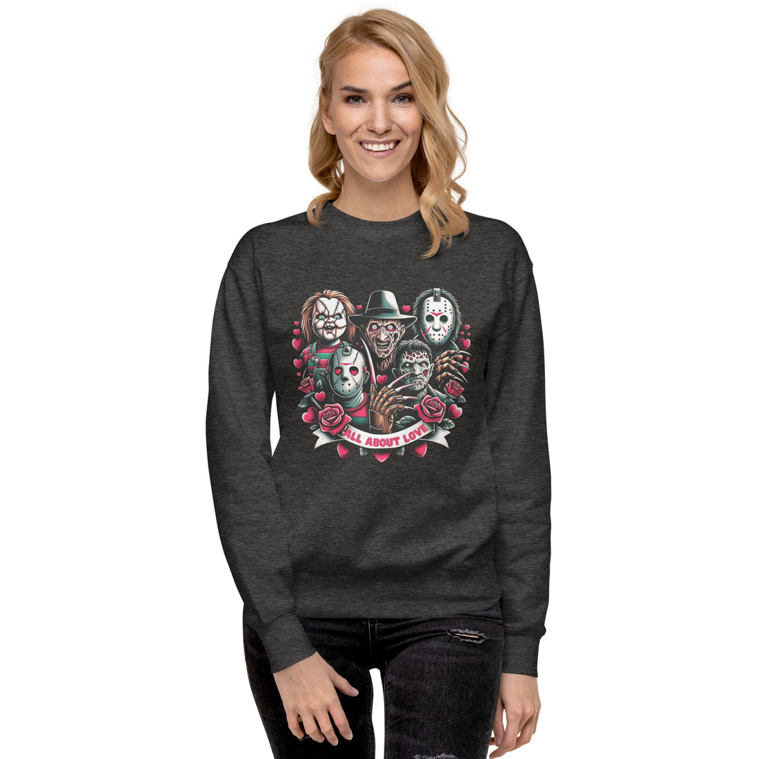 Halloween Squad - Valentines Unisex Premium Sweatshirt